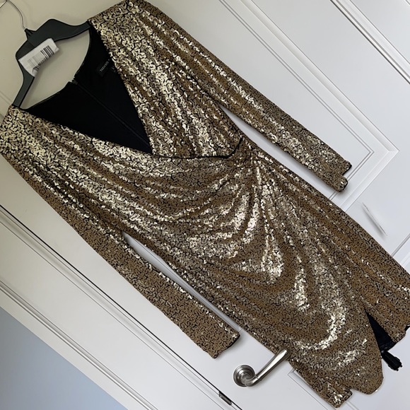 Tadashi gold sequins dress - Picture 3 of 6